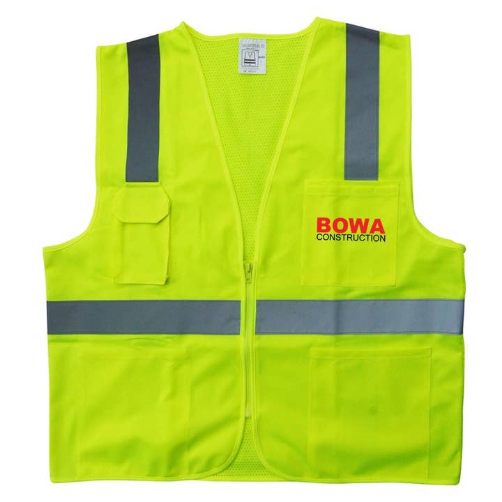 3C Products – Engroshandel Sikkerhedsvest - Unisex – SV2100 ANSI Klasse 2 Surveyor Sikkerhedsvest Neon Grøn/Gul