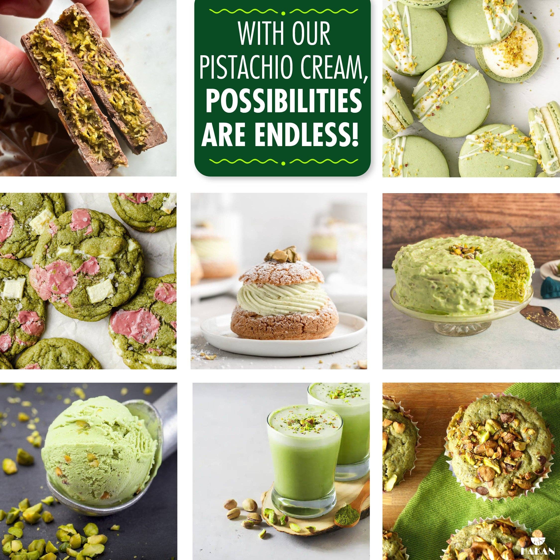 Hakan - Wholesale Nut Butter - Hakan Pistachio Cream, Pistachio Butter for Dubai Chocolate3