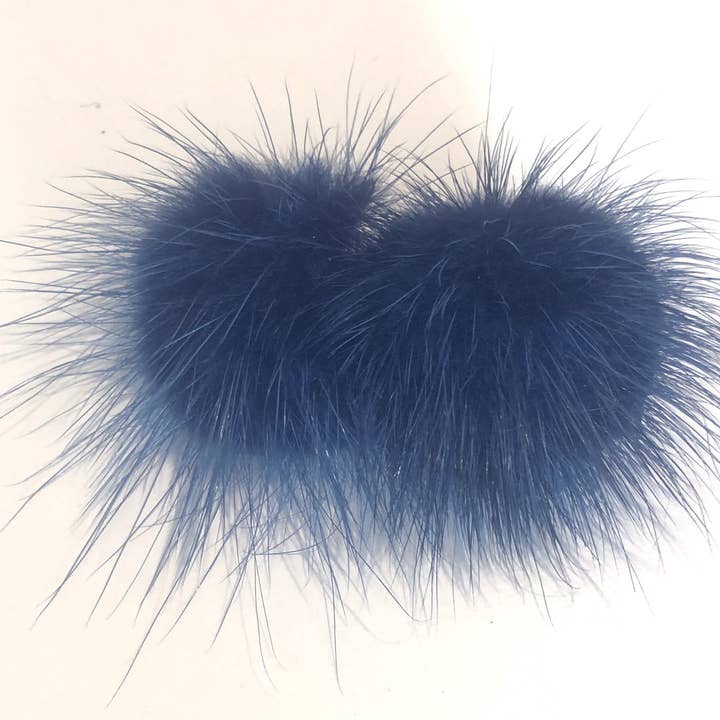 Sparkle Sisters by Couture Clips - Wholesale Hair Clip - Kids - Mink Pom Poms Hair Clips8