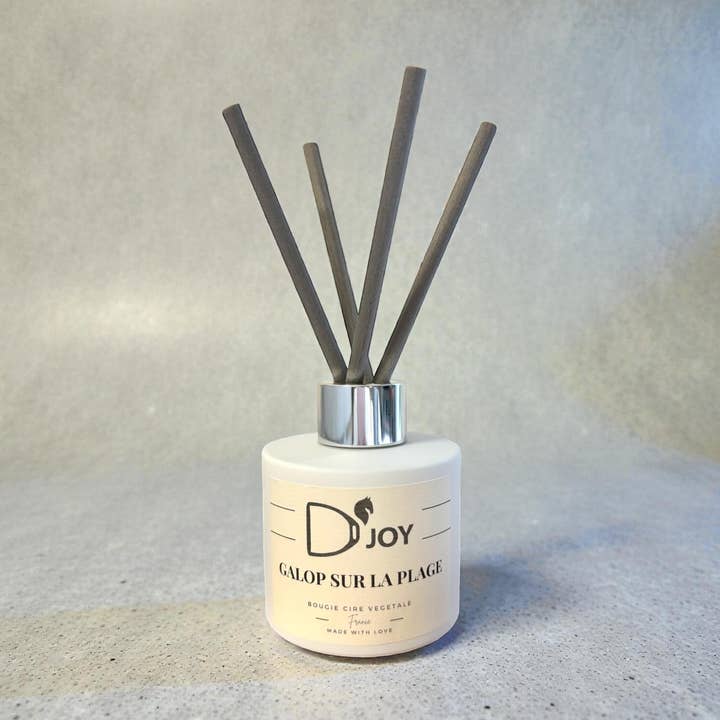 Reed diffuser "Gallop on the Beach" for wholesale by D'JOY by Cheval&Senteurs