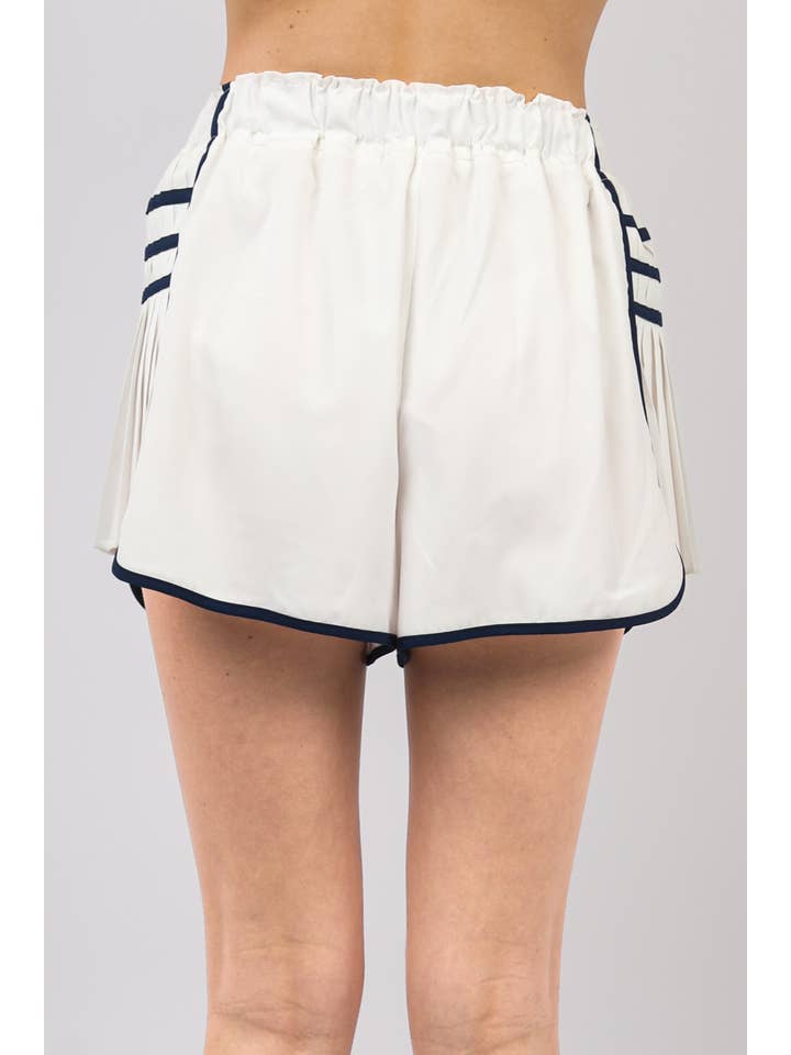 VERY J - Wholesale Athletic Shorts - Women's - NP70305-Side Pleated Detail Activewear Shorts8