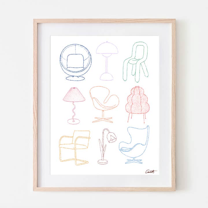 Favorite Designs Art Print for wholesale by Bon Femmes