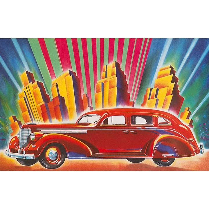 Found Image Press – Großhandel Magnete – Magnet AM-254 Packard Straight Eight mit Skyline