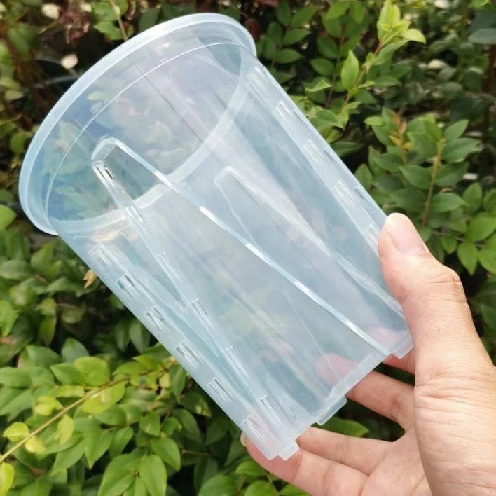 Urban Jungle - Wholesale Plant Pot - Clear Durable Pots with Many Drainage Holes