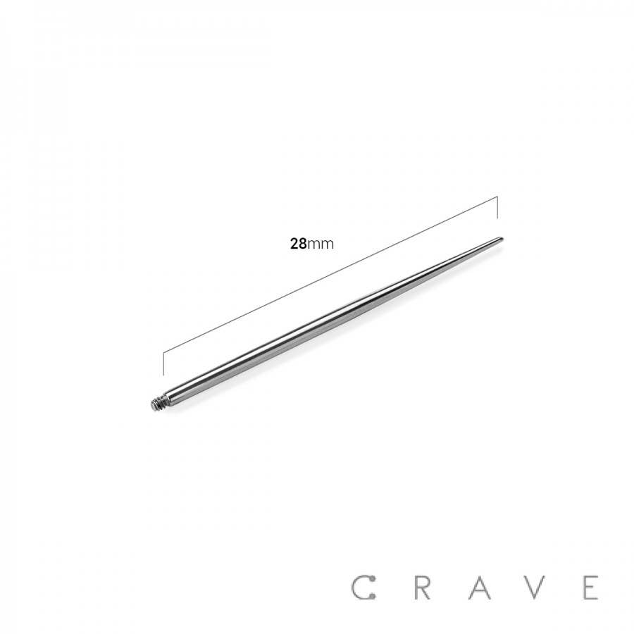 CRAVE - Wholesale Face/Body Chain - 316L SURGICAL STEEL PIERCING TAPER FOR INTERNALLY THREADED1