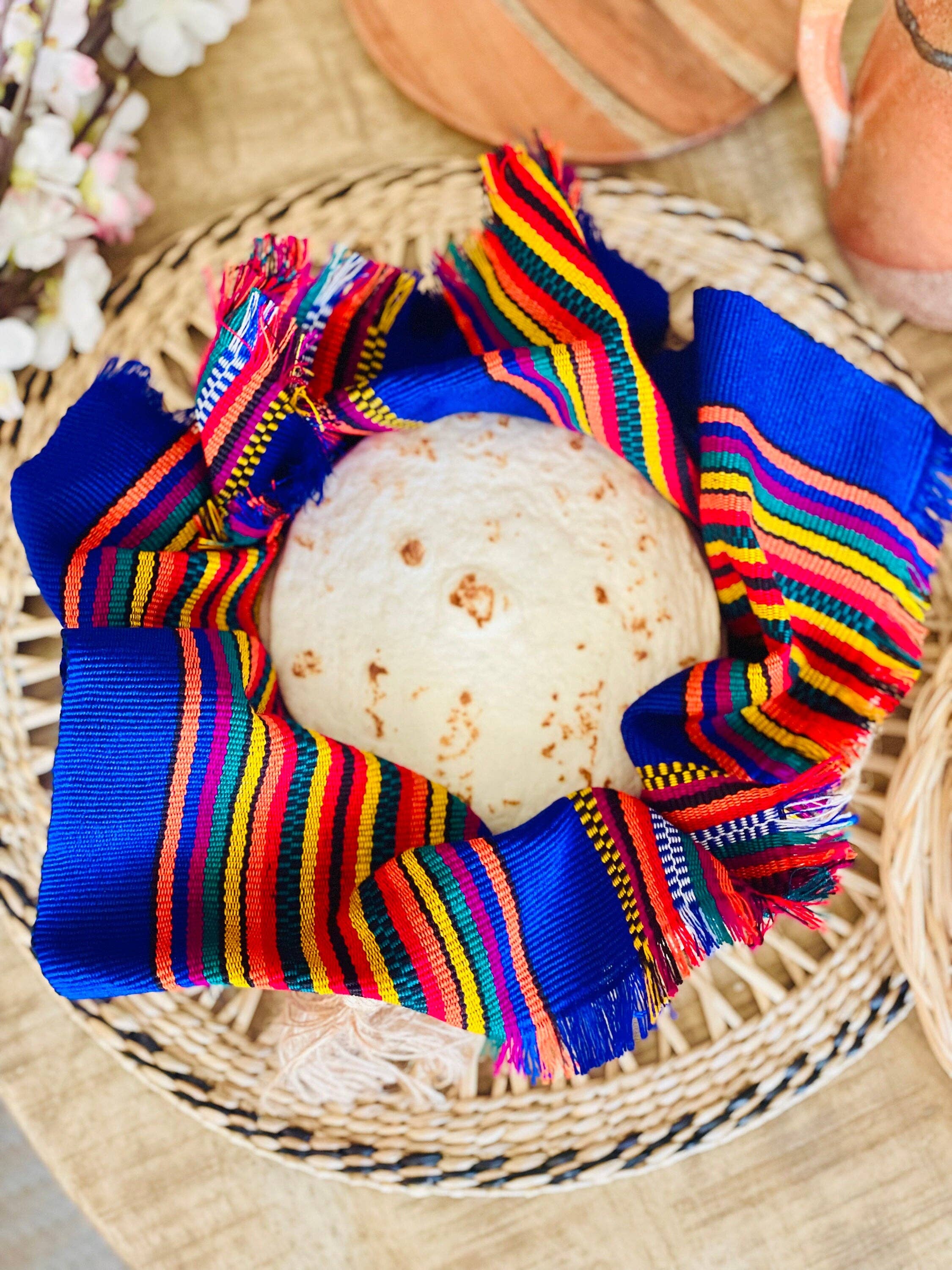 GUATEARTISAN - Venta al por mayor Servilletas de tela - Envolturas de tortilla tejidas a mano o tela para pan4