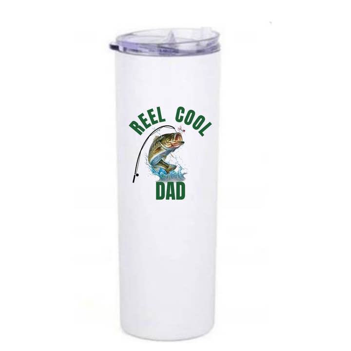 Fishing Dad Coffee Tumbler, Father Gifts, Funny Dad Tumbler for wholesale by Fbombs & Booze