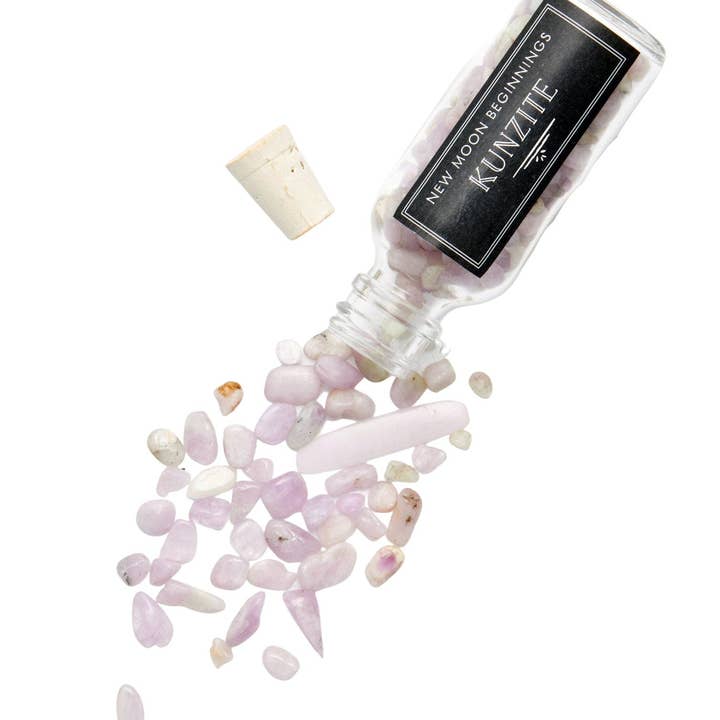 New Moon Beginnings - Wholesale Spiritual Stone/Crystal - Natural Gemstone Chips in a Bottle -70 stone types available1