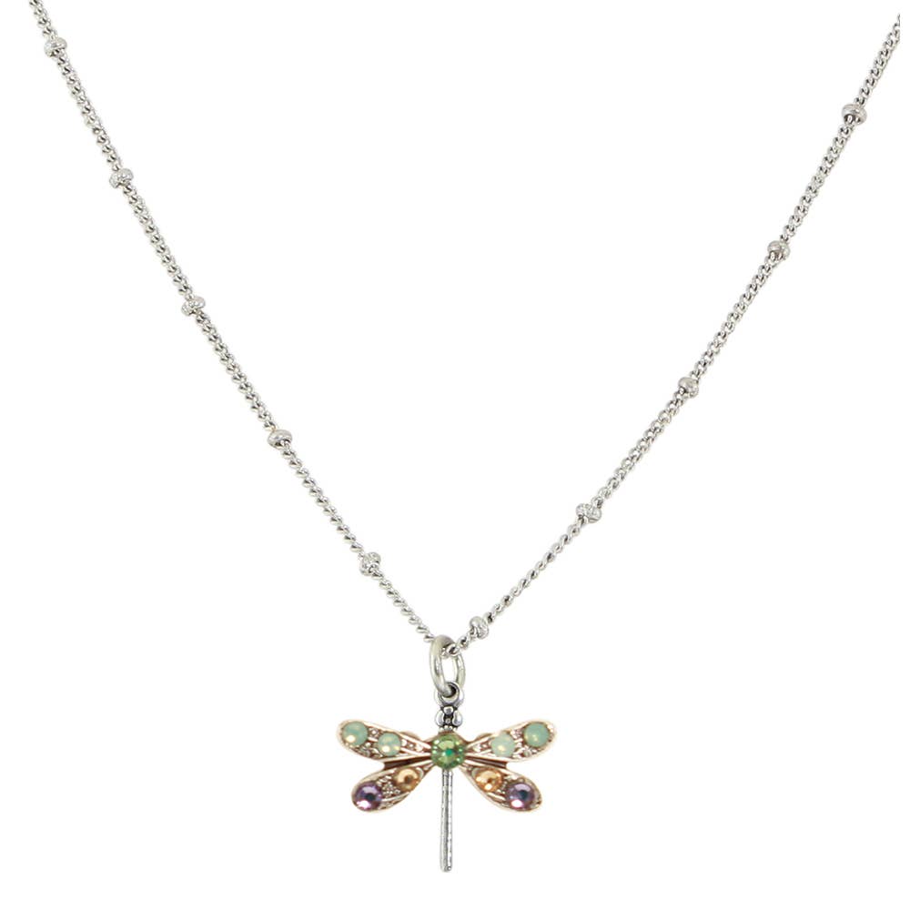 Baked Beads - Wholesale Pendant/Charm Necklace - Crystal Dragonfly Necklace5