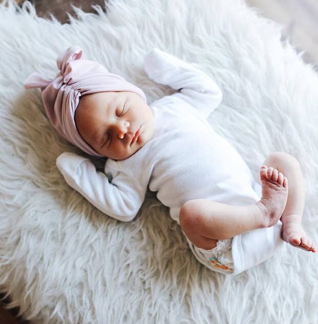 BluTaylor® - Wholesale Baby Headwrap - Baby - Classic Head Wrap Hat - Mauve Blush4