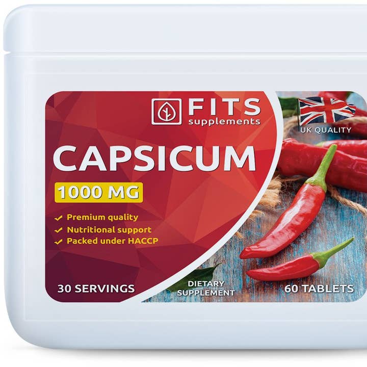 FITS - Wholesale Oral Supplement/Vitamin - Capsicum 1000mg 60 tablets0