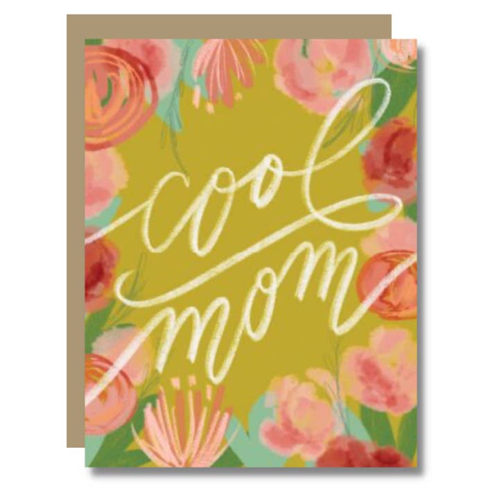 Cool Mom Card - Mother's Day Card, Mom Friend, New Mom for wholesale by Prairie Letter Shop