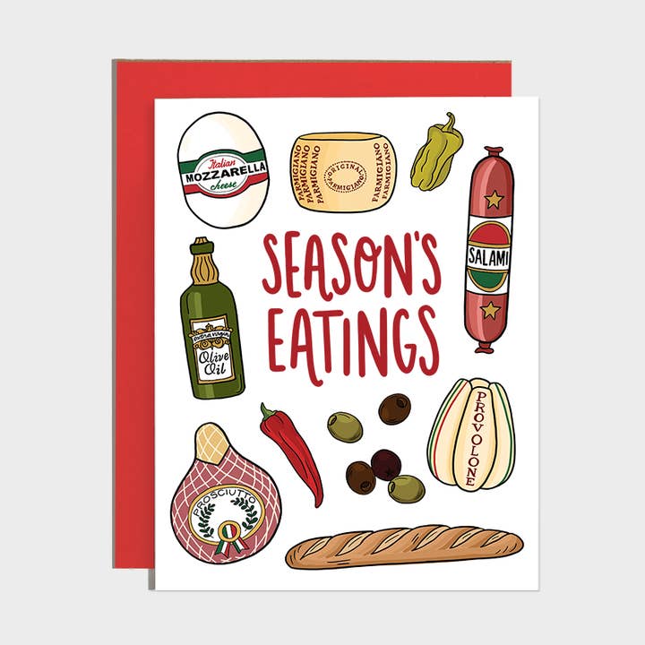 Brittany Paige - Wholesale Christmas Card - Italian Meat & Cheeses Holiday Card0