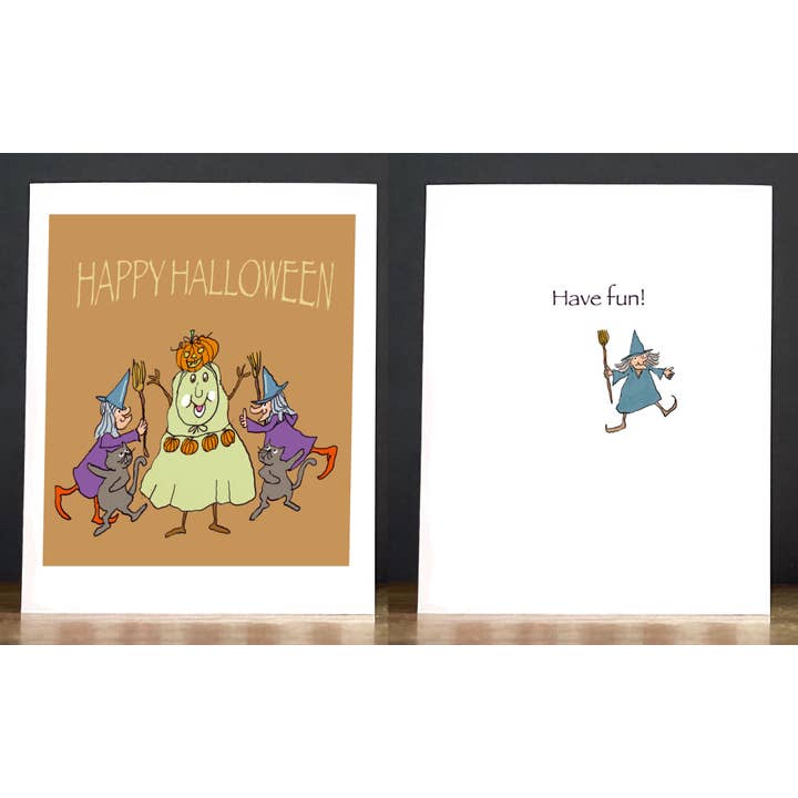 Halloween: Dansende spøgelse for engroshandel hos Cards by Charlot