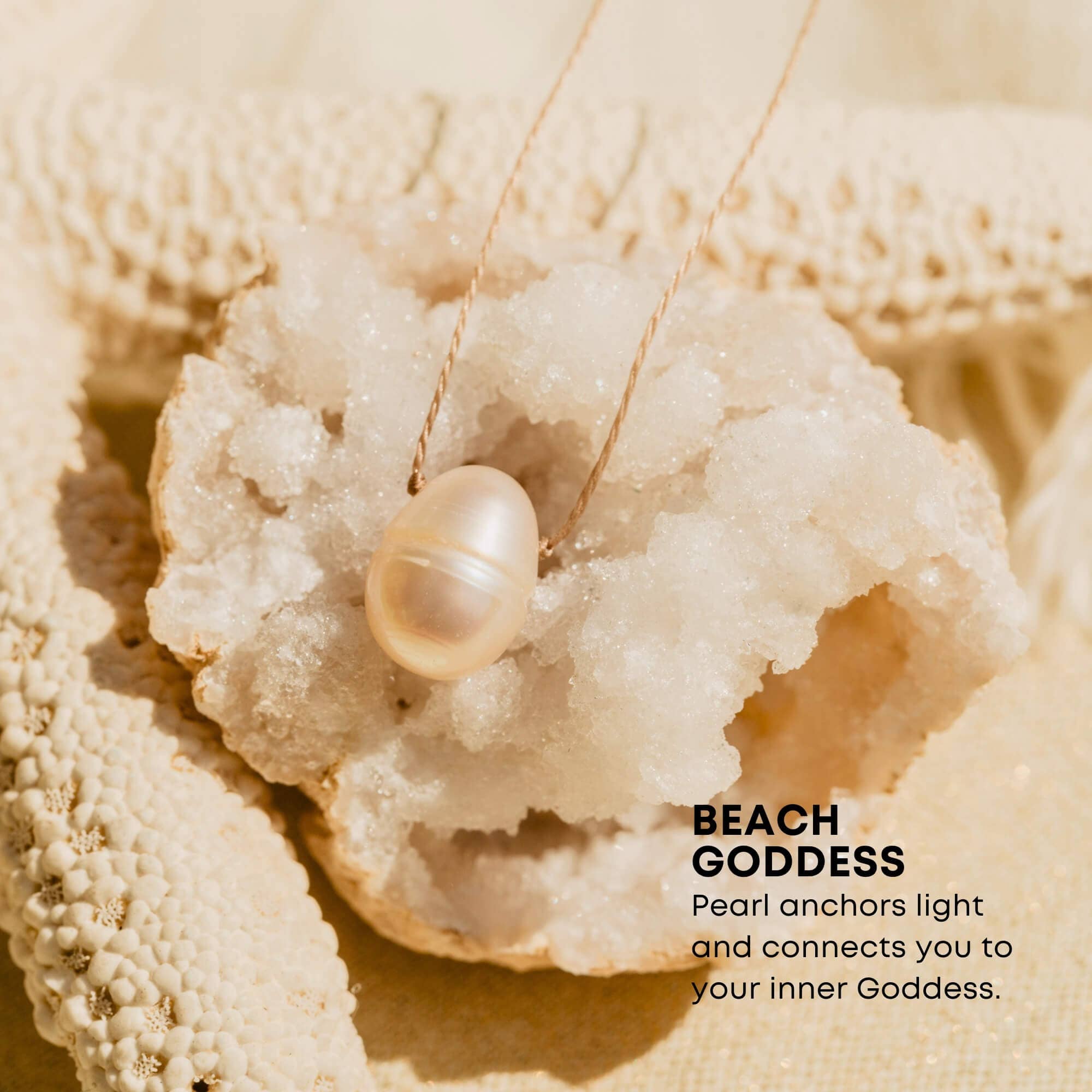 SoulKu - Venta al por mayor Collares de cuentas/perlas - Collar de Playa Pearl Blissful para Diosa de la Playa2