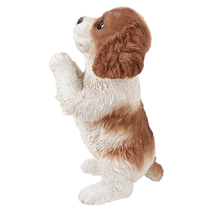 Hi-Line Gift Ltd. - Wholesale Decorative Figurine - Praying Cavalier King Charles Spaniel Puppy Statue2