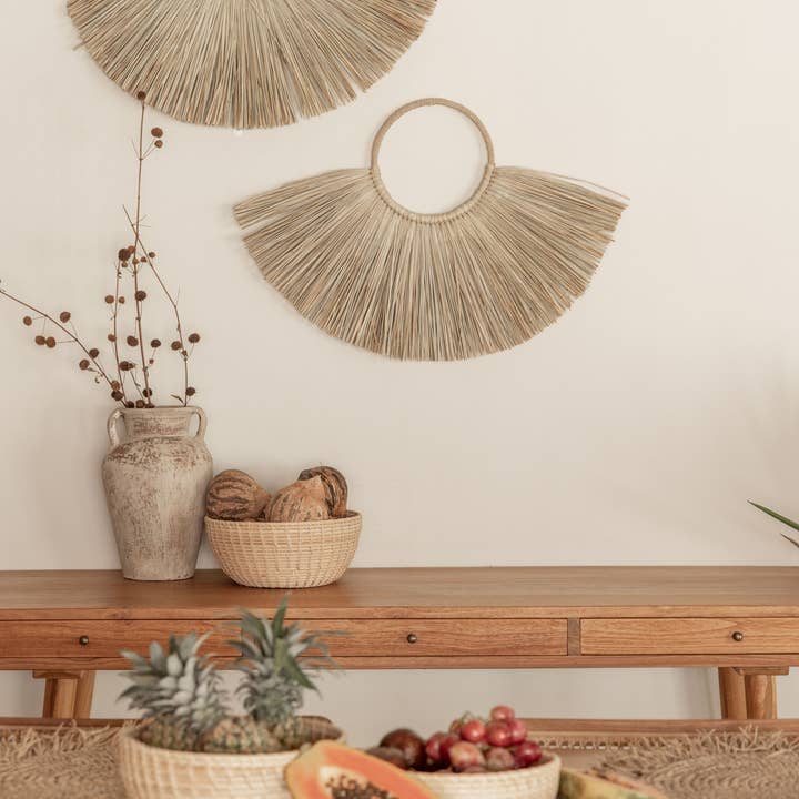 Village Thrive - Wholesale Wall Accent - Seagrass Wall Hanging