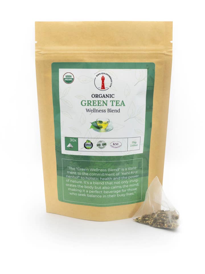 Organic Green Tea Wellness Blend for wholesale by Kehl-Kronenhof