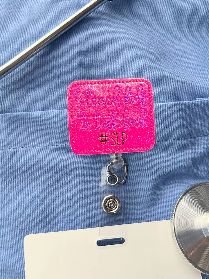 Porta badge retrattile SLP Talk Back Teaching per la vendita all'ingrosso da parte di Meeko’s Must Haves