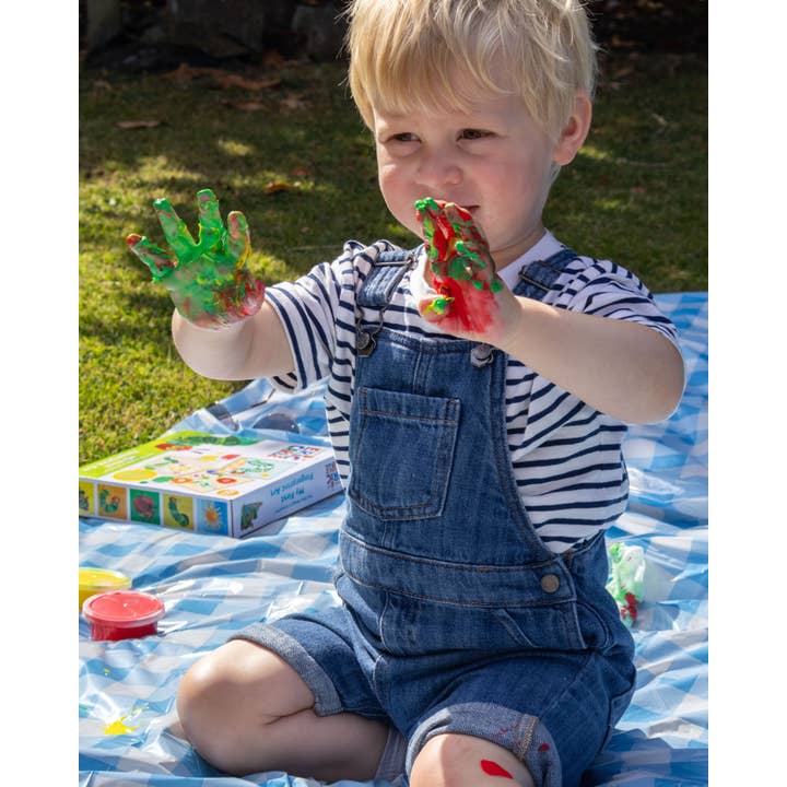 Robert Frederick Ltd - Venta al por mayor Juego de manualidades - Niños y bebés - Mundo de Eric Carle Mi Primer Kit de Arte con Huellas Dactilares – Set de Manualidades para Niños Pequeños con Pinturas y Hojas para Colorear – La Oruga Muy Hambrienta8
