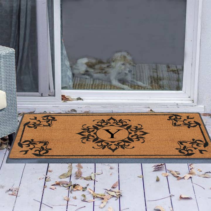 A1 home collections - Wholesale Door Mat - A1HC Natural Coir & Rubber Heavy Duty Monogrammed Doormats24