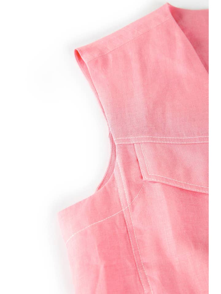 SUNDAY LIFE - Wholesale Outerwear Vest - Women's - Garance sleeveless jacket6