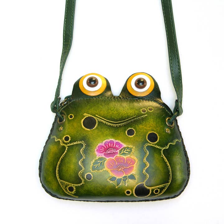 Sunflower Handmade leather inc - Wholesale Crossbody Bag - Women's - leather frog pouch purse crossbody