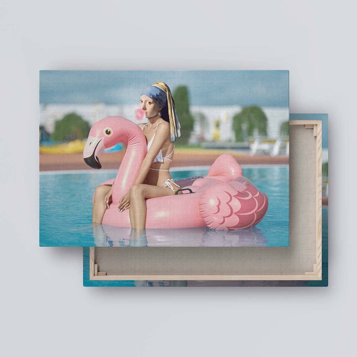 Dikhotomy – wholesale Konsttryck – Hot Pearl canvas tavla1