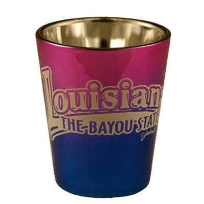 Louisiana Shotglass Electro Bubble for wholesale by Jenkins Enterprises
