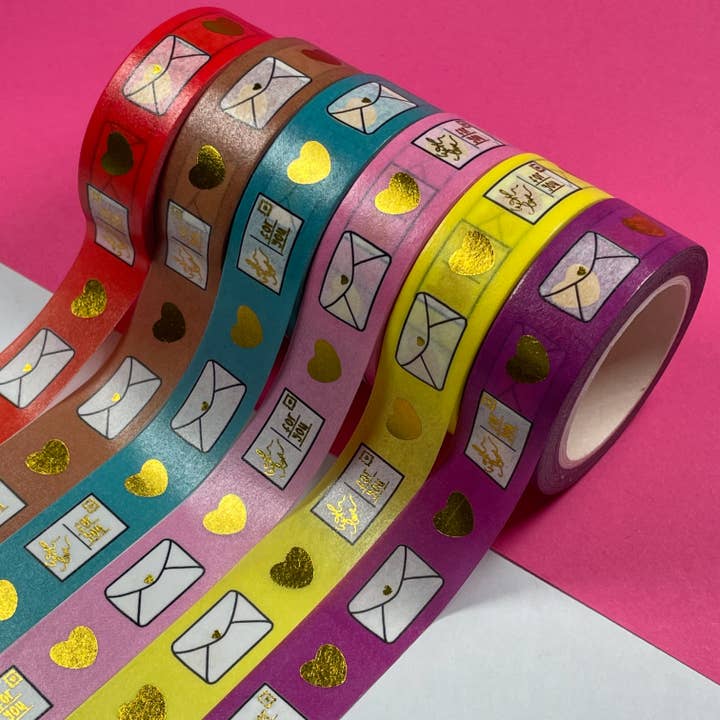 SCHRIJF EEN BRIEF GOUDFOLIE WASHI TAPE voor wholesale door Special Tokens