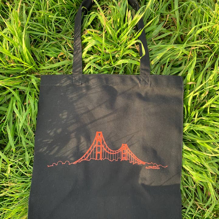 Golden Gate Bridge Shopper Tote Bag for wholesale by New Skool
