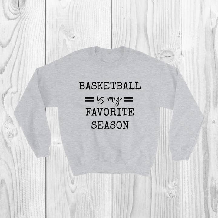 My Bella Vida Inc. - Wholesale Sweatshirt - Women's - Basketball is My Favorite Season Sweatshirt