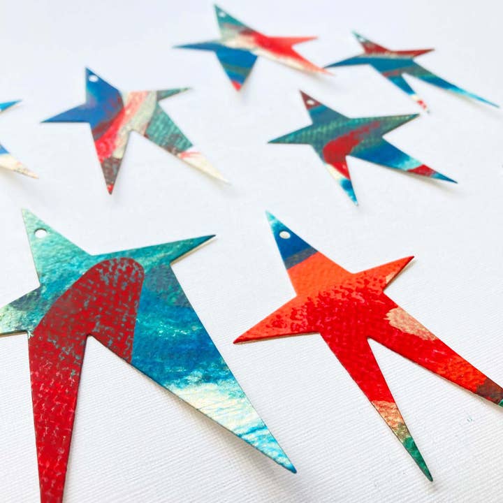 Mirthos Paper - Wholesale Ornament - Lucky Stars - Christmas Gift Tag, Ornament, Garland10