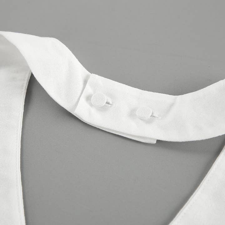 Marayn - Wholesale Top & skirt set – Women's - Summer White Halter Top Slit Skirt Set7