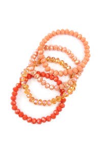 Love and Repeat - Vente Bracelet de perles - BRACELET EXTENSIBLE QUATRE LIGNES DE PERLES DE CRISTAL3