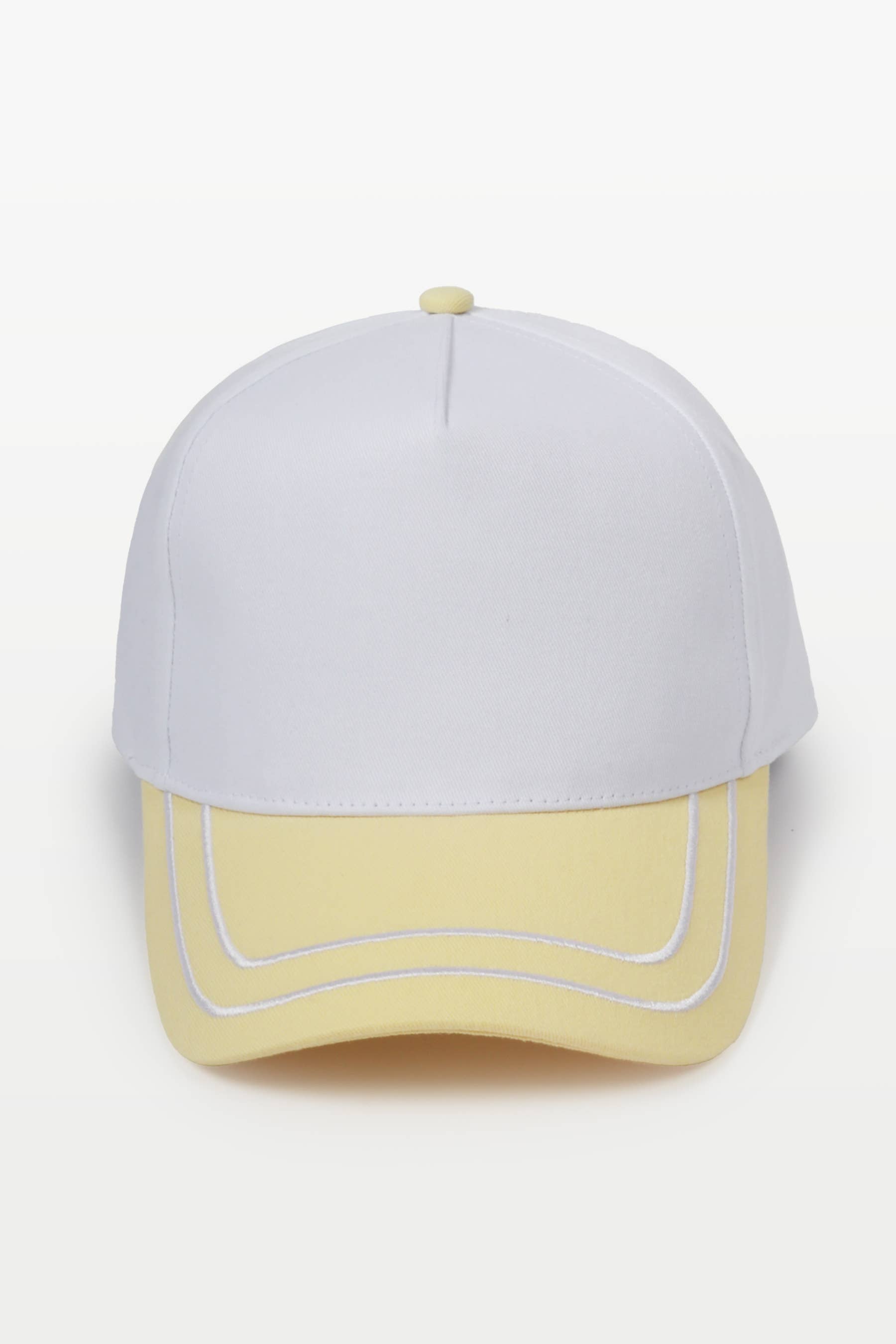 David And Young - Wholesale Baseball Cap - Unisex - Retro Stripe Brim Two Tone 5-Panel Cap2