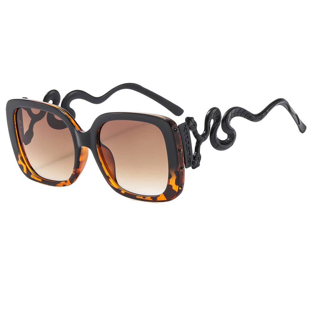 SALINA TRADING INC - Wholesale Sunglasses - Women's - Women's Retro Gothic Double-Headed Snake Sunglasses3