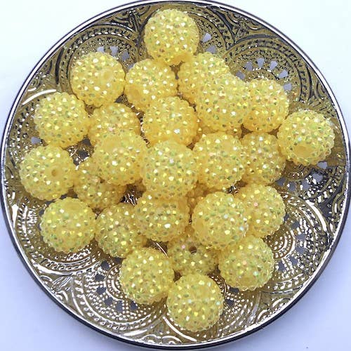 Kids and Crea – wholesale Pärlor – 20 mm päronfärgad fasetterad strasspärla0