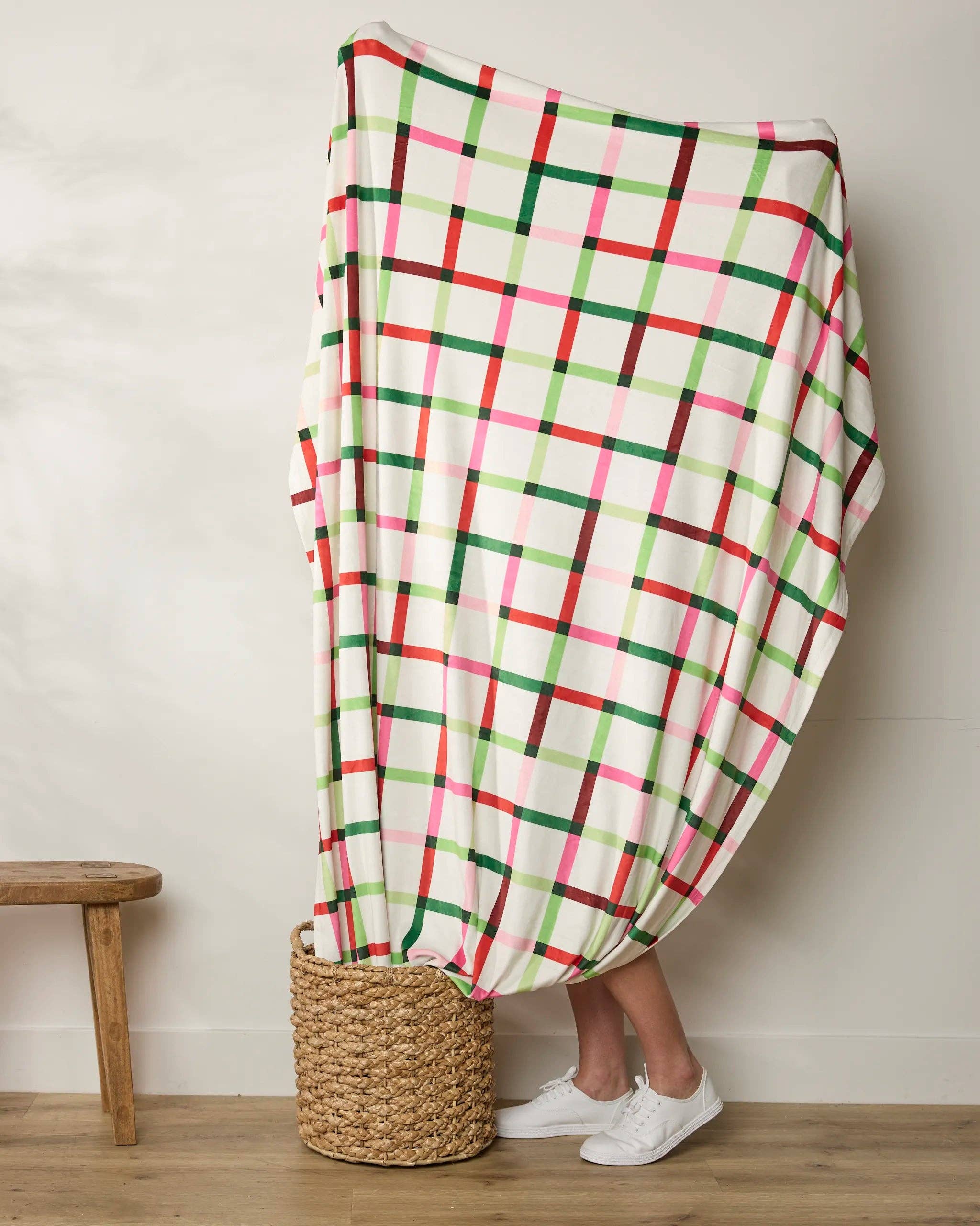 Geometry - Wholesale Throw Blanket - Season of Joy Butter Blanket0