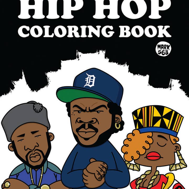 SCB - Wholesale Coloring Book - Adult - Hip Hop Coloring Book