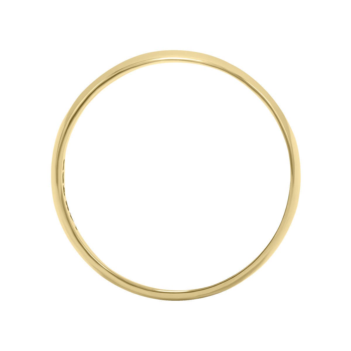 TimeLe$$ Classics - Wholesale Wedding Band/Ring - 4MM Plain Wedding Band in 14K Yellow Gold (Size 5 to 10)3