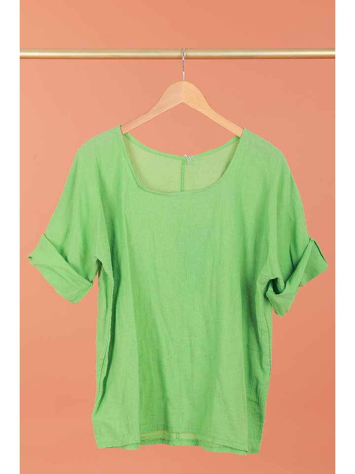 la maison des fibres naturelles – wholesale T-shirt – women's – t-shirts 1101 + SIZE60%cotton 40%linen26