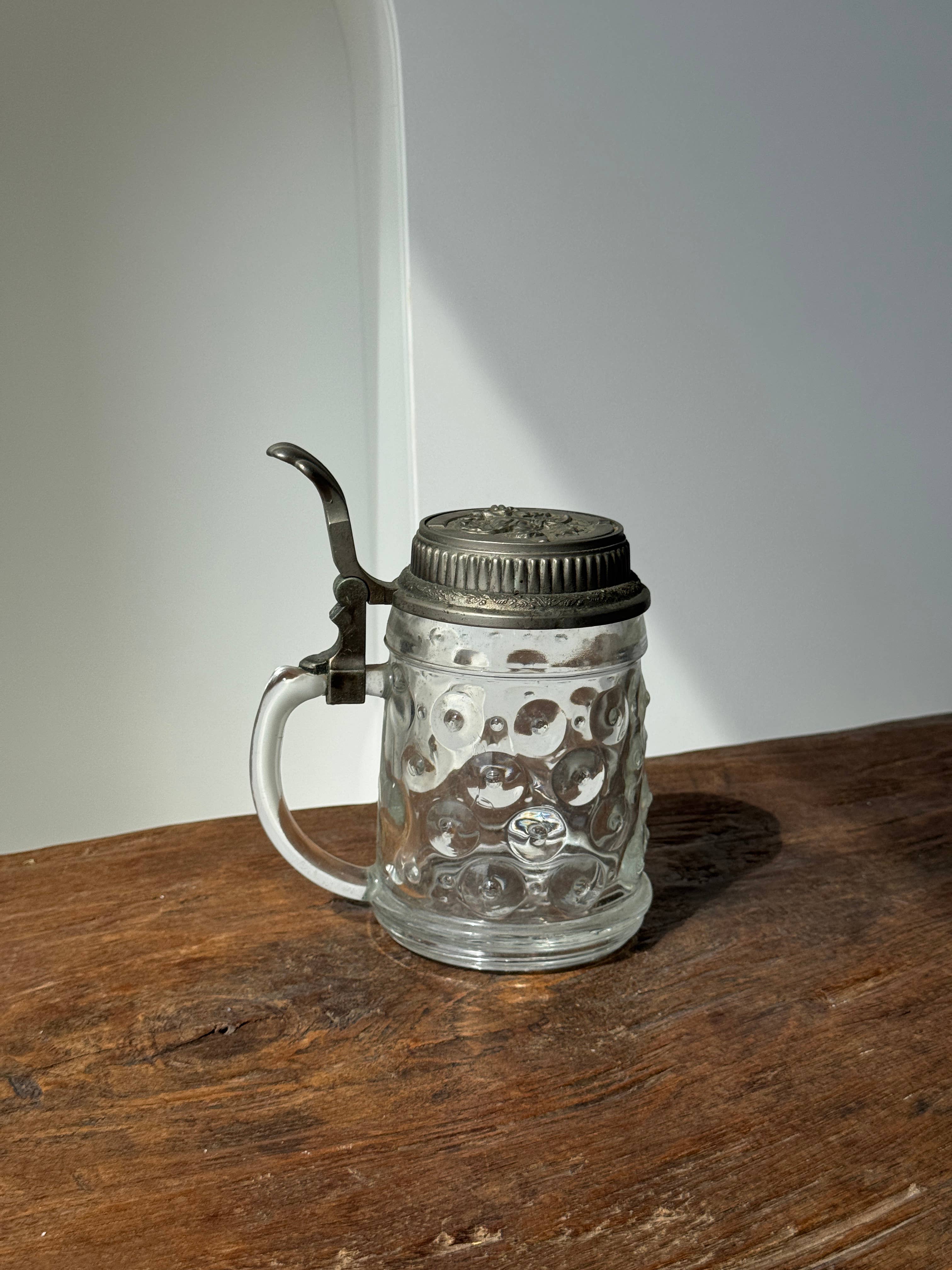 Office Objets - Wholesale Beer Glass/Mug - Alsatian beer mug with figurative pewter lid14