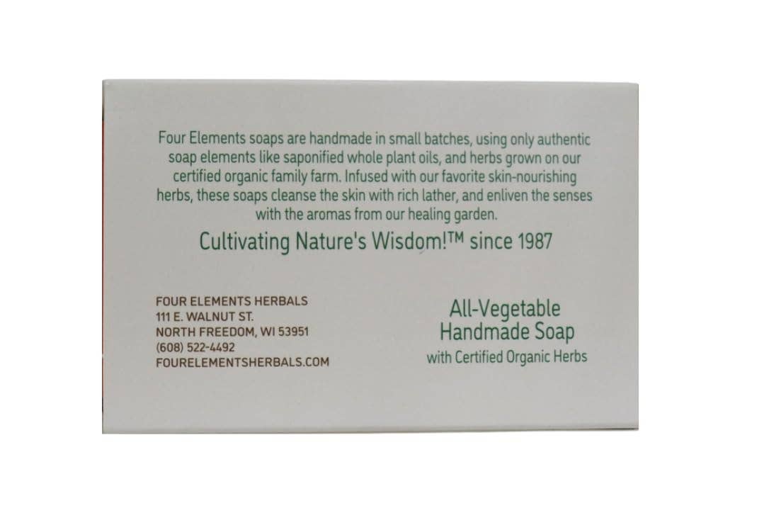 Four Elements Organic Herbals - Wholesale Bar Soap - Jewelweed Chickweed Soap - 3.8 oz2