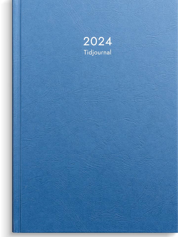 Calendario 2024 Time Journal de cartón azul para venta al por mayor de Burde Publishing AB