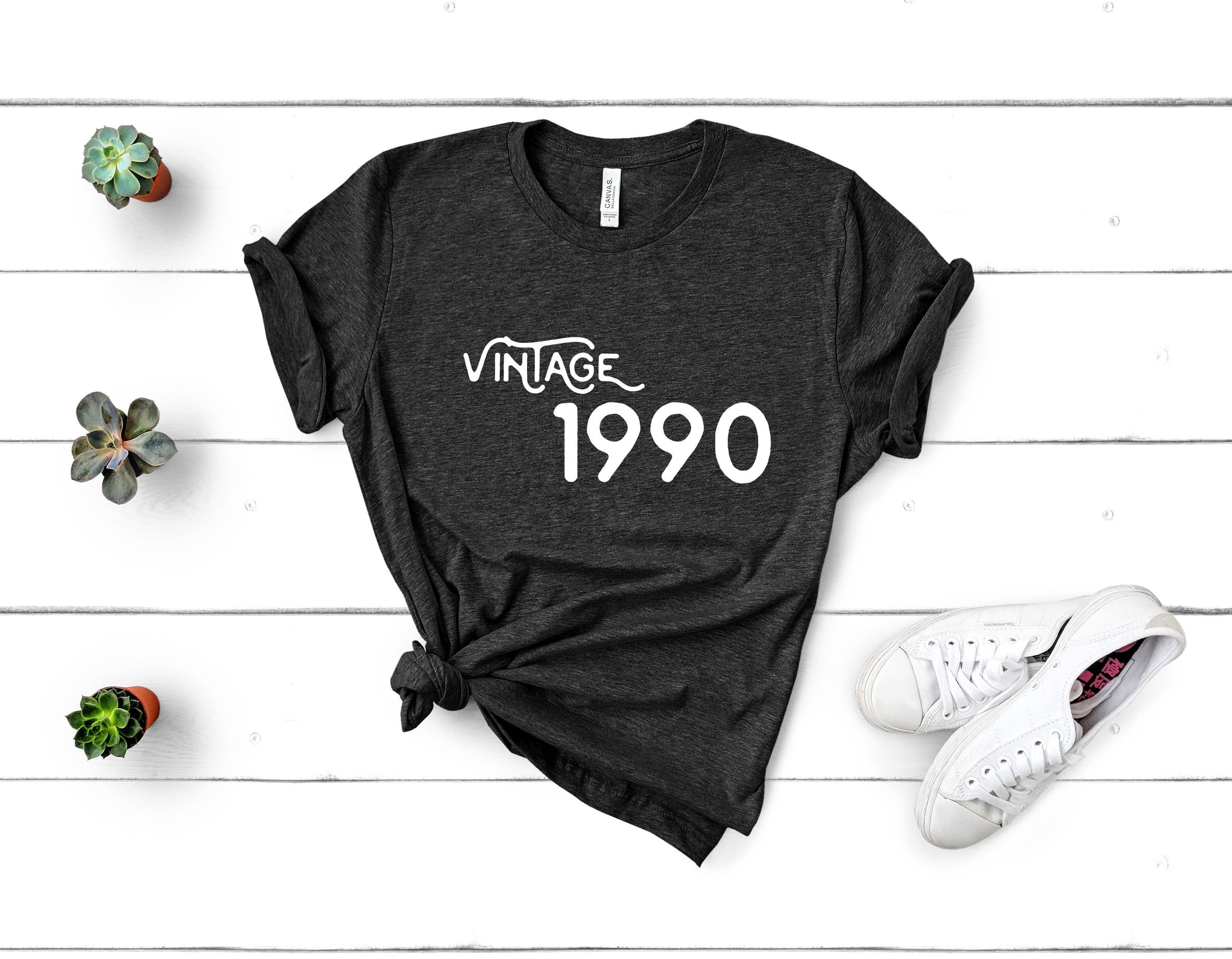 My Bella Vida Inc. - Wholesale T-Shirt (Graphic) - Unisex - Vintage 1990 Shirt, 30th Birthday Shirt, 30th Bday Shirt0