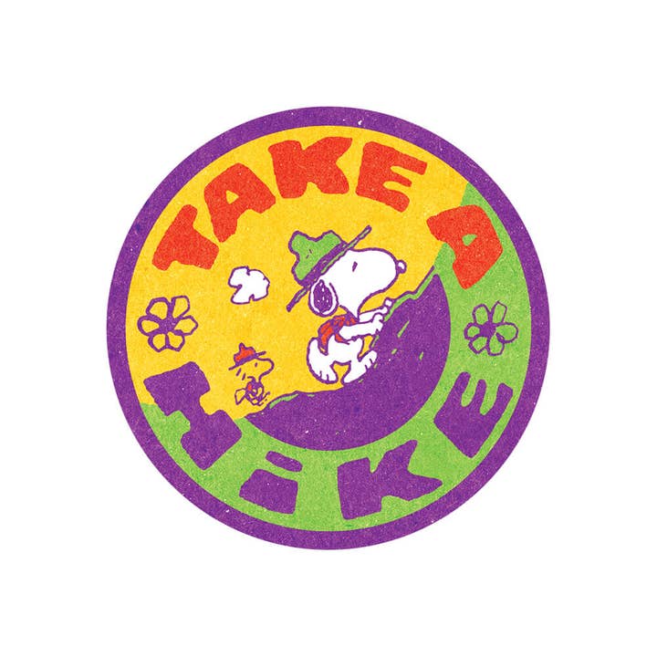Apply Stickers - Wholesale Sticker - Take A Hike with Snoopy - Die-Cut Sticker