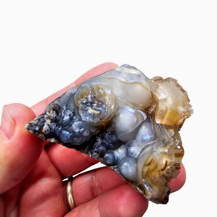 Lapidary Central - Wholesale Spiritual Stone/Crystal - Mystery Plume Agate Lapidary Rough Chunk4