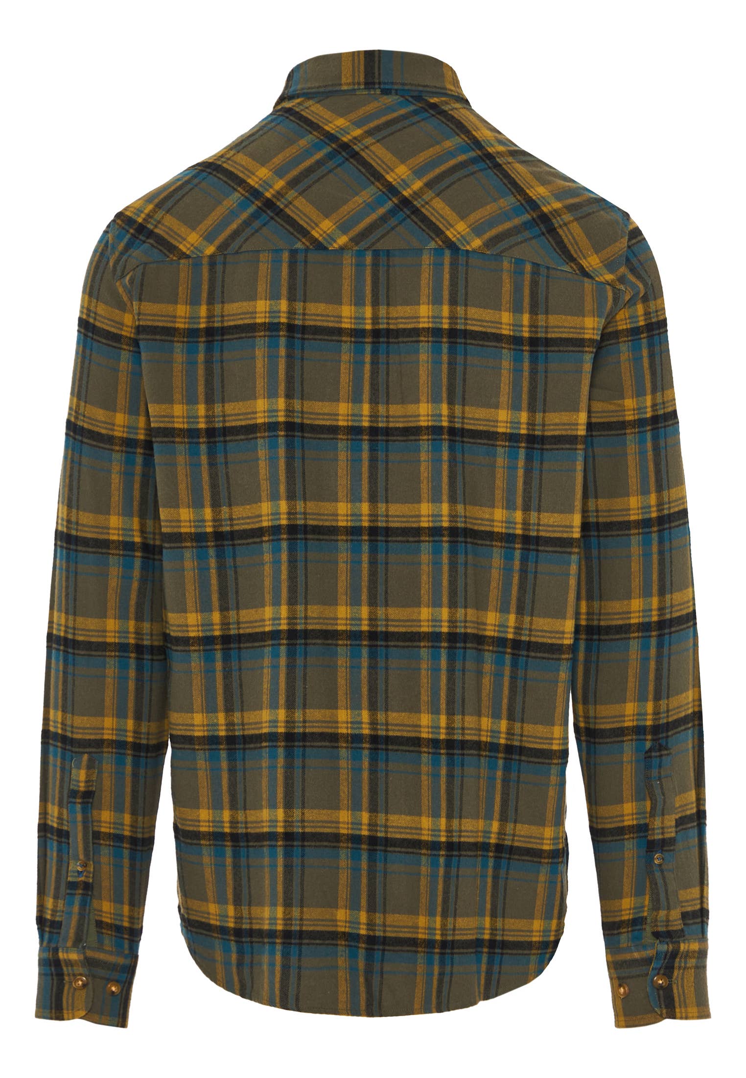 STØVET OLIVEN Herreskjorte med tern [FBM012-029-05] for engroshandel på Faire1