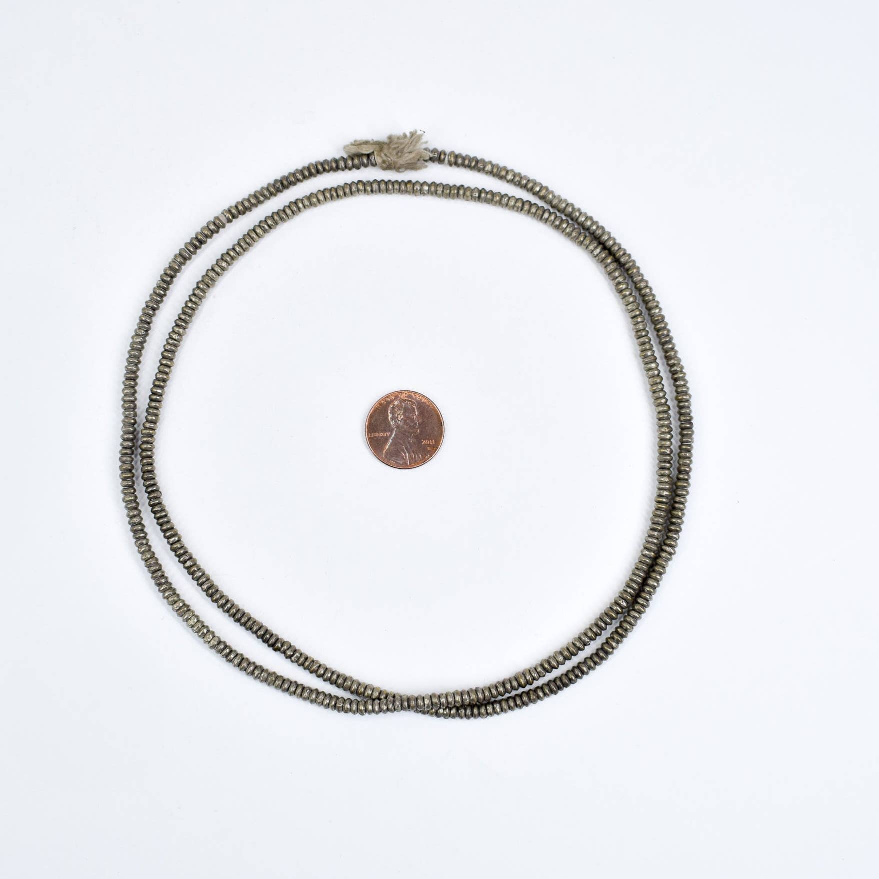 Africa Direct - Wholesale Beads - Silver Metal Heishi Beads Ethiopia1